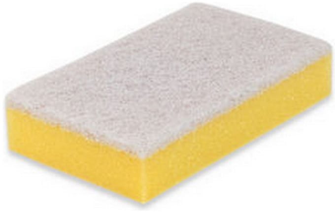 Wecoline - Schuurspons - Geel-wit - 10 stuks