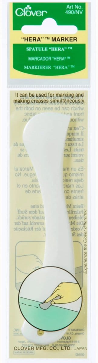 Clover Hera marker om vouwlijnen in stof te maken