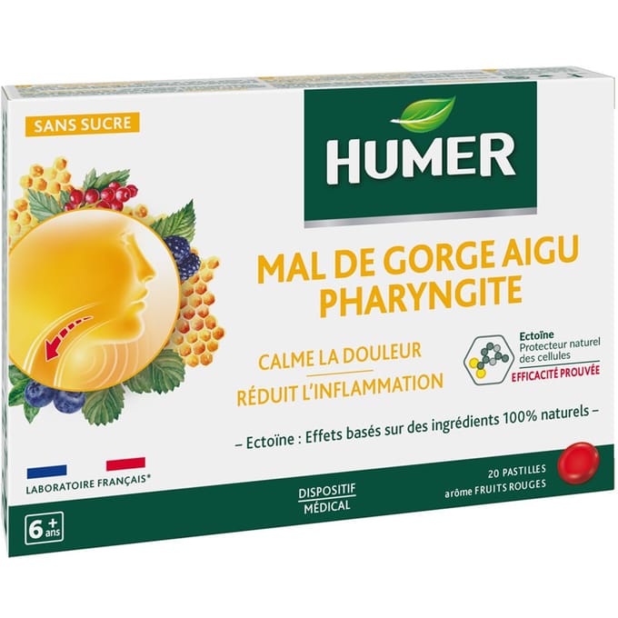 Humer Faryngitis Rood Fruit Past 20