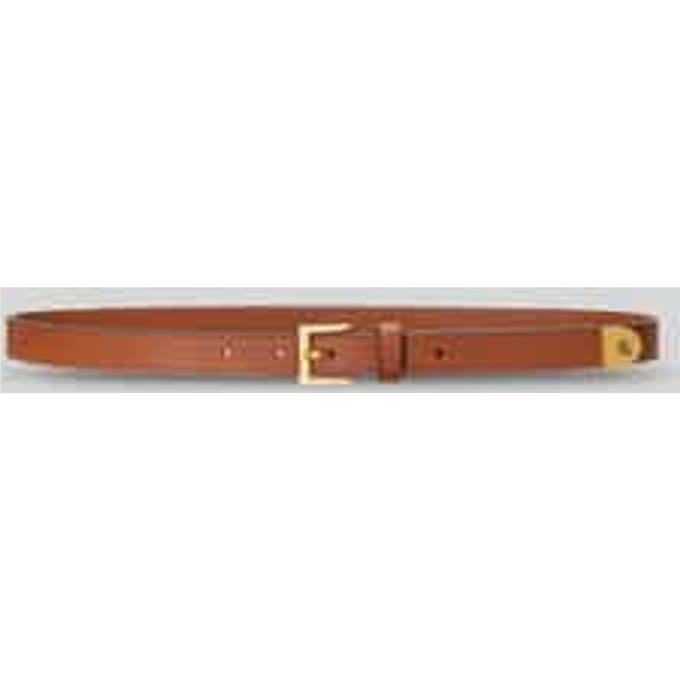 Riem van echt leer met logodetail