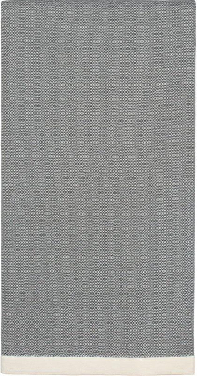 Lantara Plaid Katoen Diamant - Donkergrijs - 190x290cm