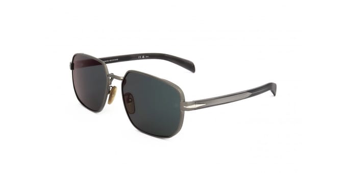 David Beckham DB 7121/G/S Matte dark ruthenium horn 60/18/145 MAN Zonnebrillen