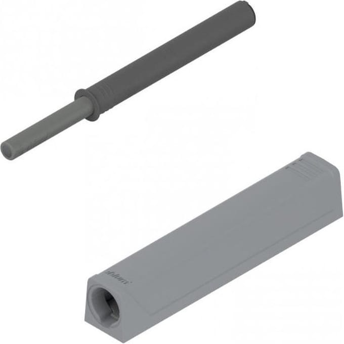 Blum Tip-on met buffer - Lange versie - Grijs - 956A1006 R736 - Inclusief adapterplaat