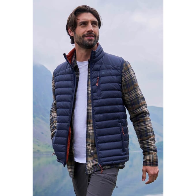 Mountain Warehouse Heren Henry II Extreme Gewatteerd Gilet (Marine)
