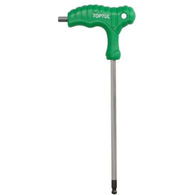 Zeskant stiftsleutel HEX TOPTUL 8 mm met balkopf, T-Griff