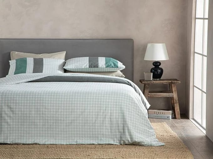 English Home dekbedovertrekset - 200x220 cm – Groen