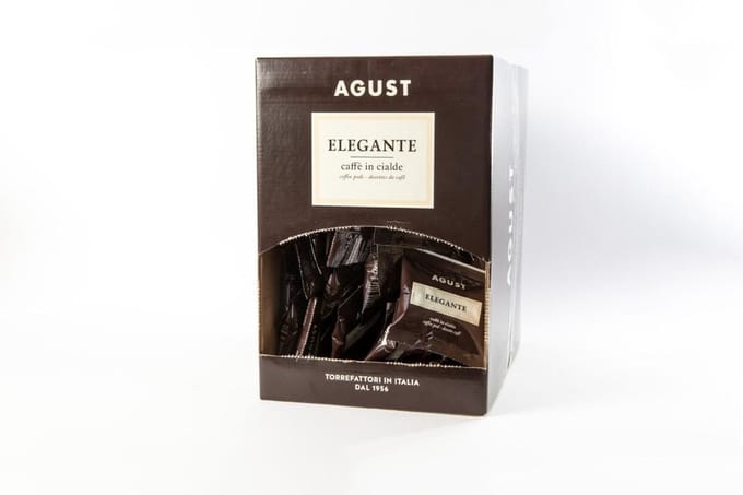 Caffé Agust Pods 44mm espresso Elegante mono verpakking