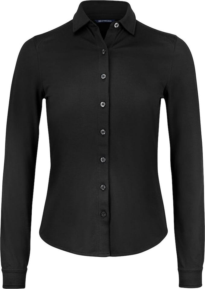 Cutter & Buck Advantage Shirt Dames 352411 - Zwart - 36/S