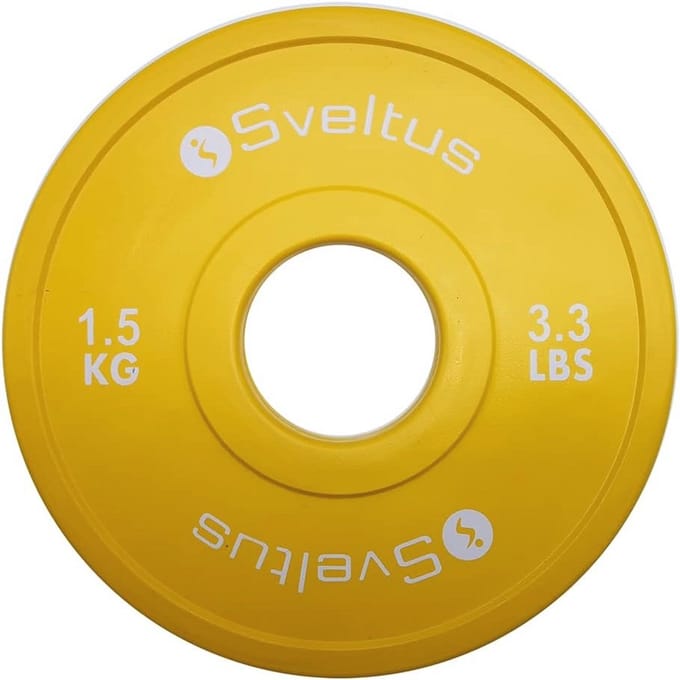 Mini-schijf 1,5 kg voor Gewichtheffen en Powerlifting