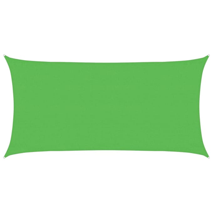 vidaXL - Zonnezeil - 160 - g/m² - 3x6 - m - HDPE - lichtgroen
