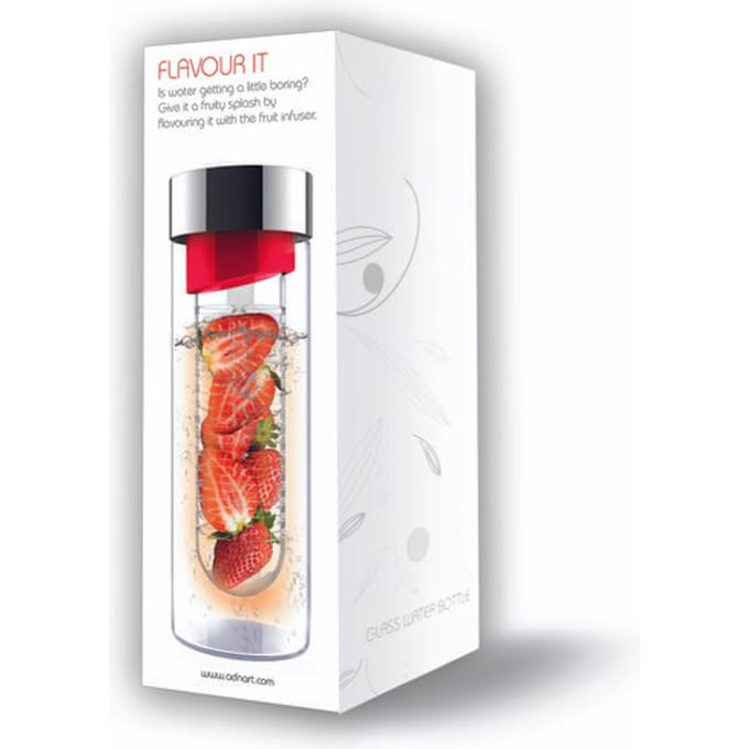 Asobu Flavour It Drinkbeker - Glas - Incl Fruitinfuse - 480 ml - Blue/Blue
