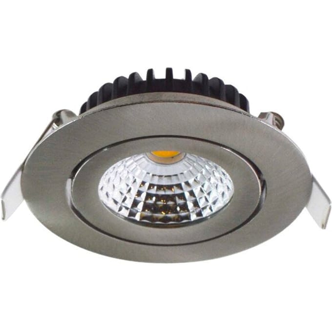 Verstelbare Inbouw LED Spotlicht 5W 2700K Nikkel - A22032