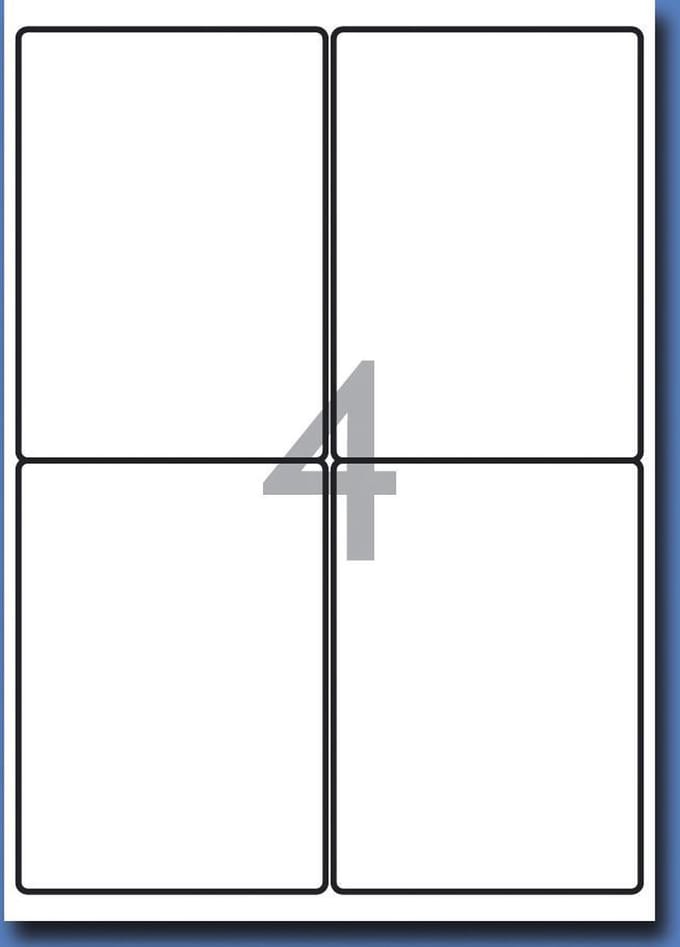 Decadry Etiketten / Labels 99.1 x 139 mm - 100 vel