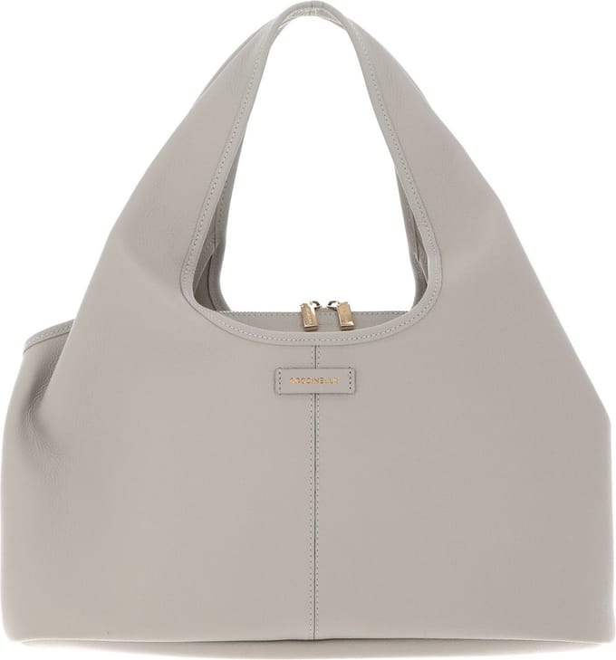 COCCINELLE Leren Schoudertas Bianca Shoulderbag Gelso / Gelso Kaki