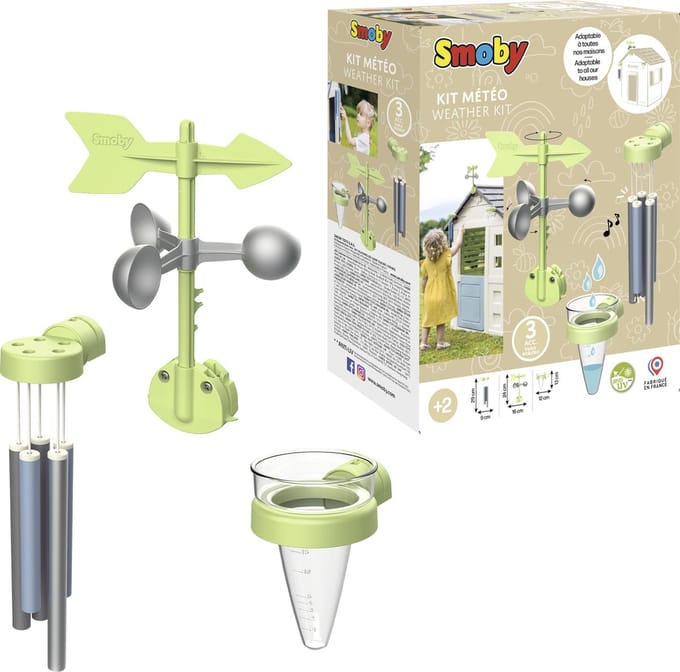 Smoby - Weerskit - Meteo - Accessoires - Speelhuis - Vanaf 2 jaar.