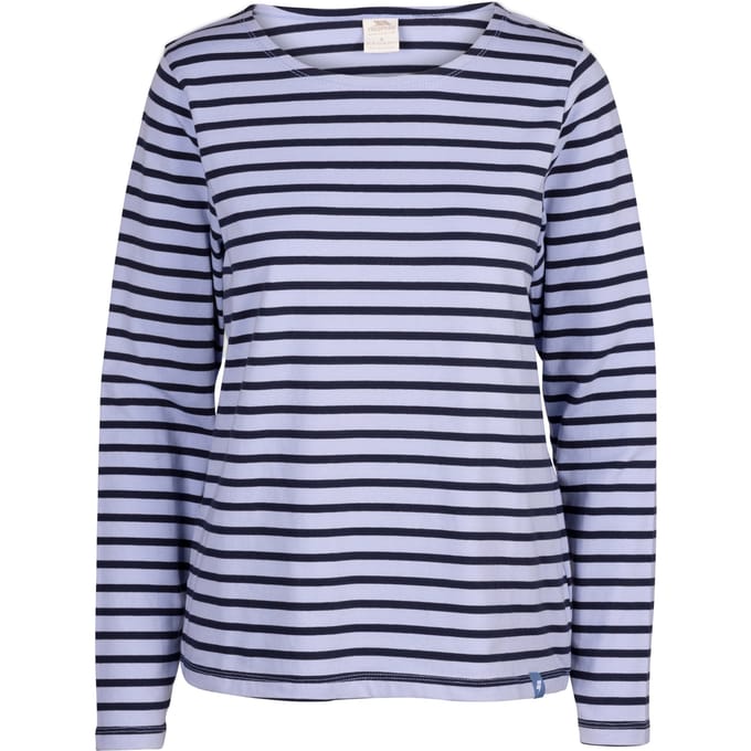 Trespass Dames/Dames Karen Yarn Dyed Stripe Overhemd (Koel Blauw)