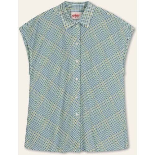 Oilily Banana Blouse- maat34 Blauw Surf