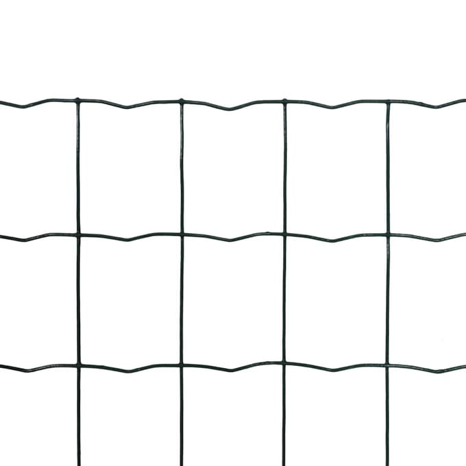 vidaXL - Euro - hek - 25x0,8 - m - staal - groen