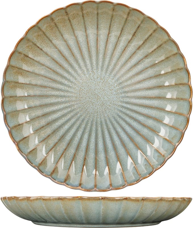 Cosy&Trendy Astera Ocean Plat Bord - Ø27,4x3,8cm - Set-4