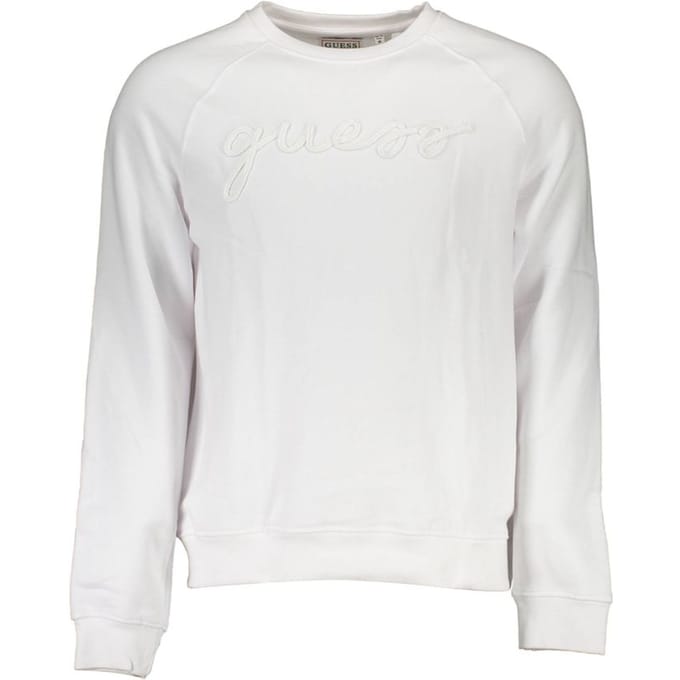 Guess Jeans Witte Katoenen Herensweater