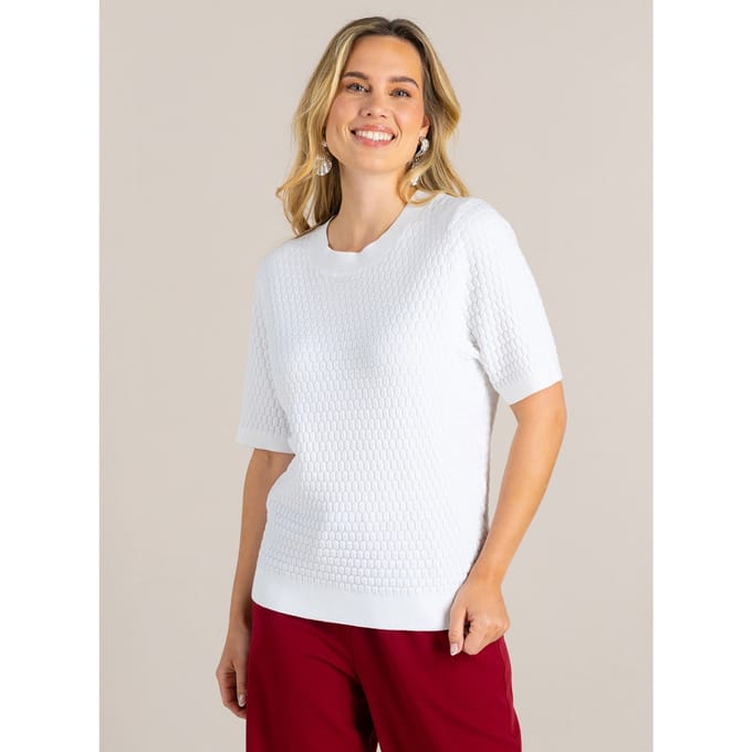 IVY BEAU Giulia Tops - White - maat 38