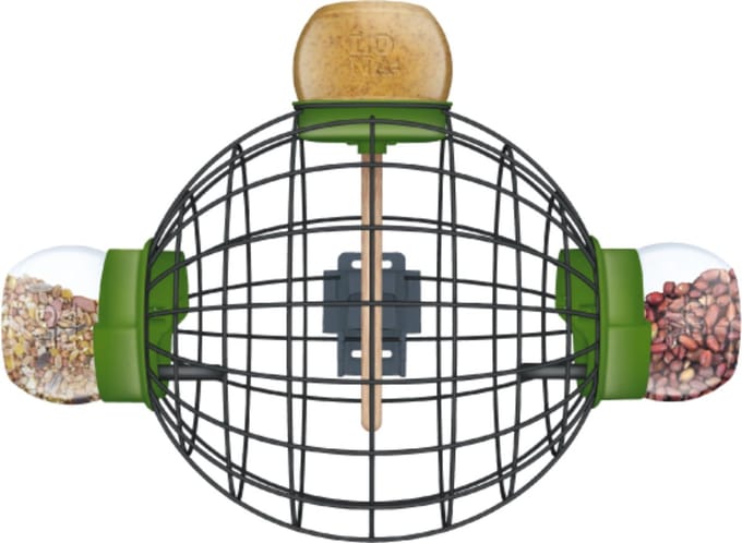 Lona Voerkooi V30 - Voersilo - Groen Zwart L
