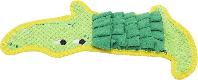 Hond Snuifmat - Voer Puzzel - Hond Trainen - Langzaam Eten - 20 x 13 x 4 cm - Grijs