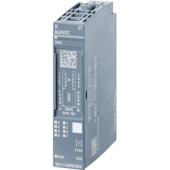 Siemens 6ES7131-6BF00-0CA0 6ES71316BF000CA0 PLC-ingangsmodule 30 V, 24 V/DC