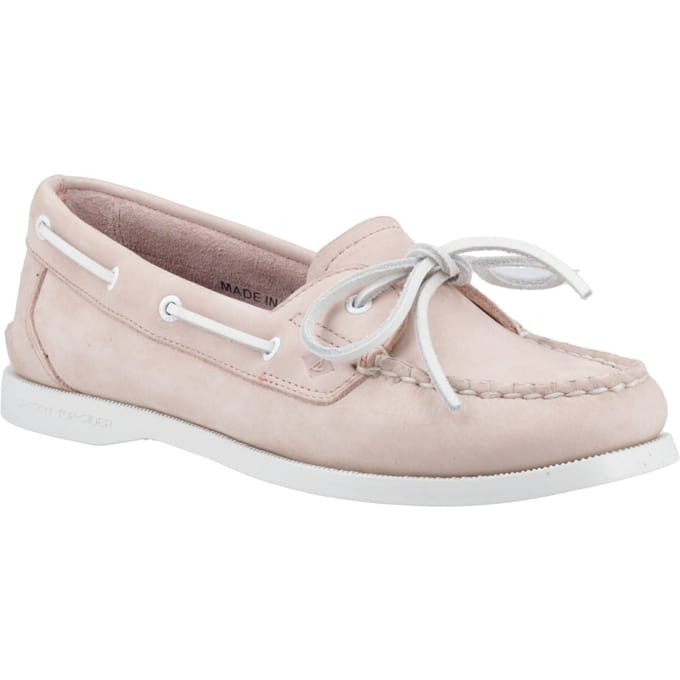 Sperry Authentieke 1 Oog Leder Dames Blush Standaard Bootsschoenen