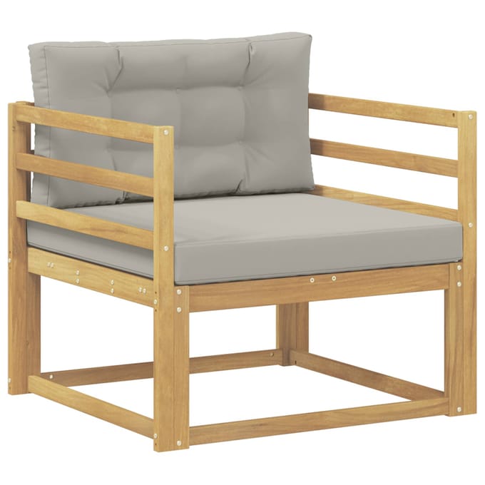 vidaXL - Buiten - Midden - Sofa - Polyester - Wit