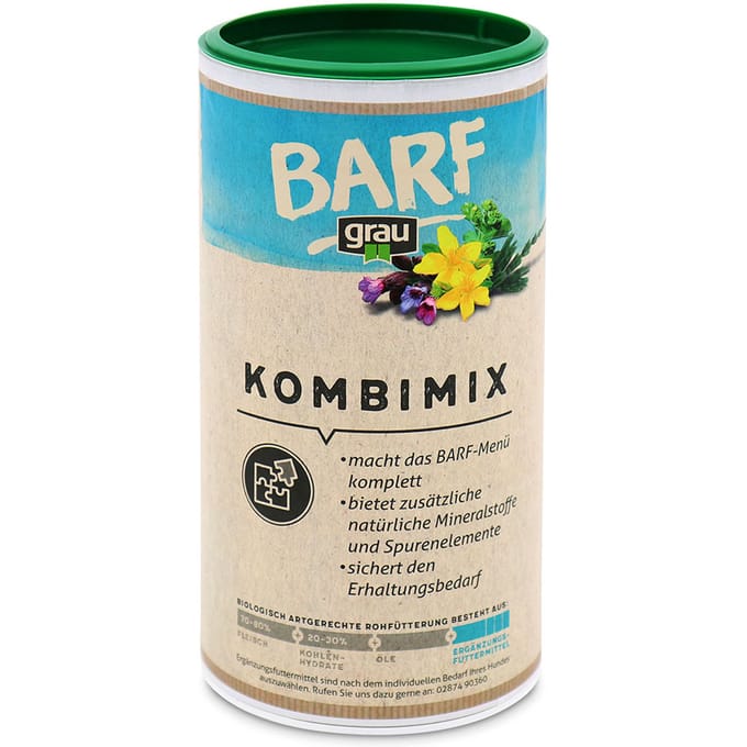 2x700g CombiMix GRAU BARF Aanvullend Hondenvoer