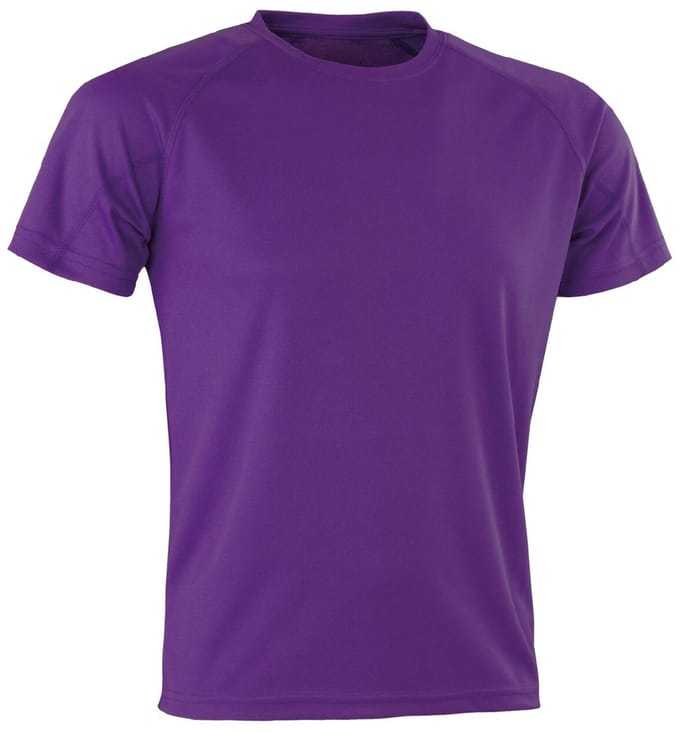 Spiro Volwassenen Unisex Impact Aircool Tee (Paars)