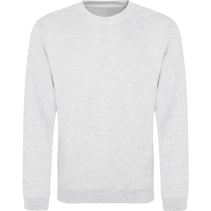 Just Hoods - AWDis Sweat - Ash (Heather) maat M