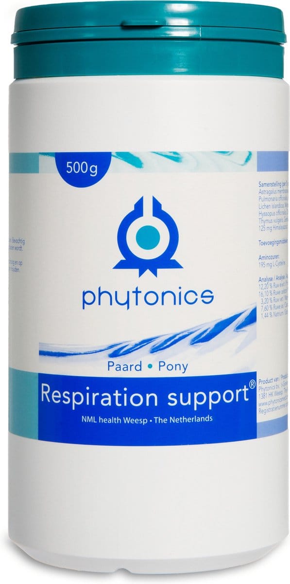 Phytonics Respiration - Supplement - Luchtwegen - 500 g Hond/Kat/Paard