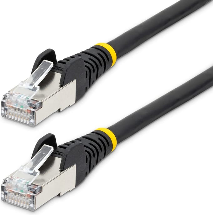 StarTech.com 3m CAT6a Ethernet Cable - 3 m - black - Zwart - 3m