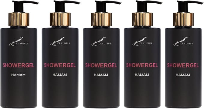 Showergel Hamam 300 ml - gouden pomp - 5 stuks
