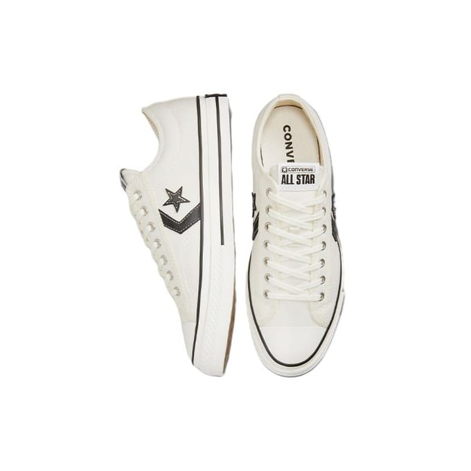 Converse Star Player 76 Vintage Witte Zwarte Unisex Sneakers A01608C 42 white