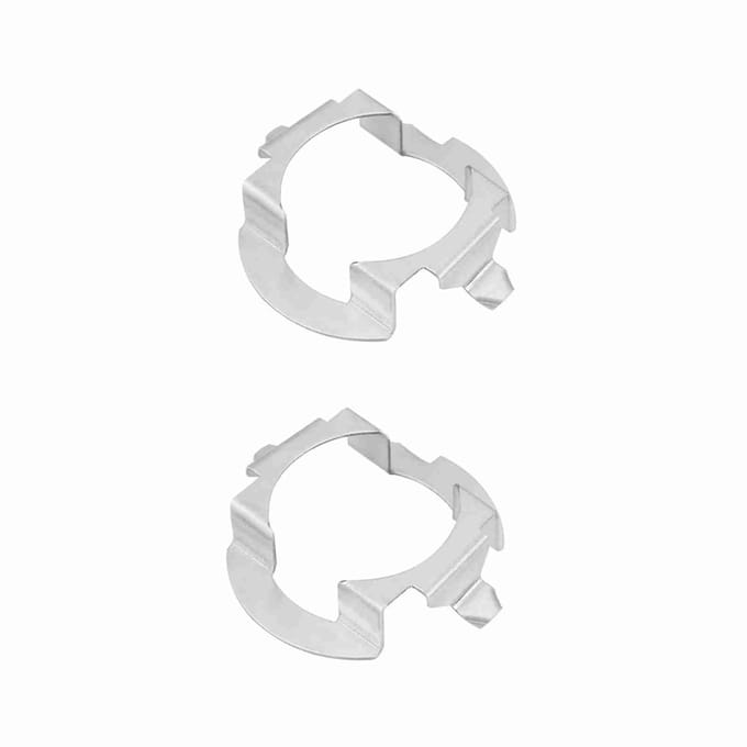1 Paar H7 LED Koplamp Adapter Houder voor Benz B Klasse Opel white
