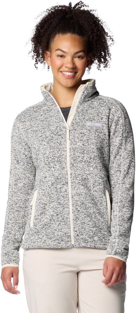 Columbia Sweater Weather™ Full Zip II Dames Outdoortrui - Chalk Heather