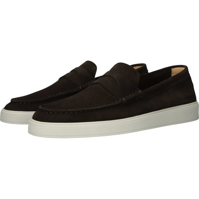 Blackstone ZUKO ENZO - DG370 Dark Brown - Slip-ons - Heren - Dark brown - Maat: 44