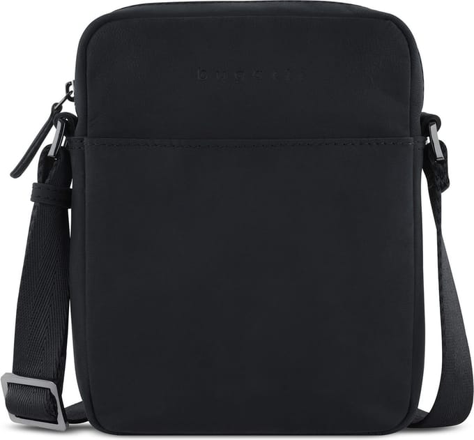 bugatti Schoudertas Luca Crossbody Bag Black Zwart