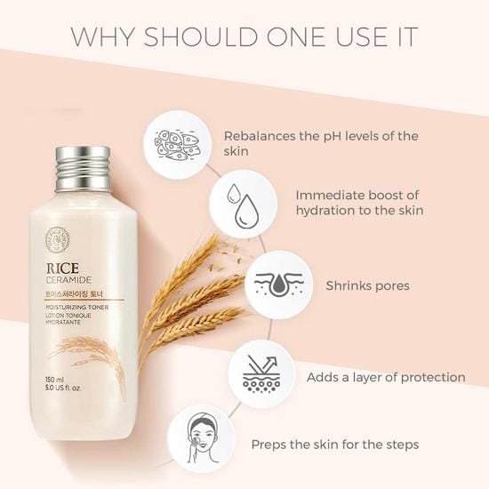 THE FACE SHOP - Rice & Ceramide Moisturizing Toner - Gezichtstoner