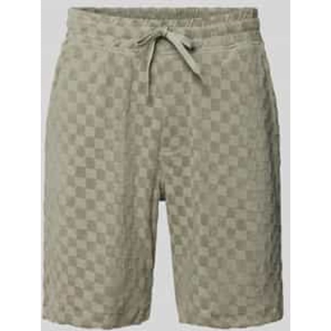 regular fit shorts met labelpatch