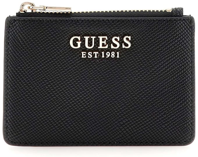 GUESS kaarthouder Laurel II SLG Card Case Black zwart