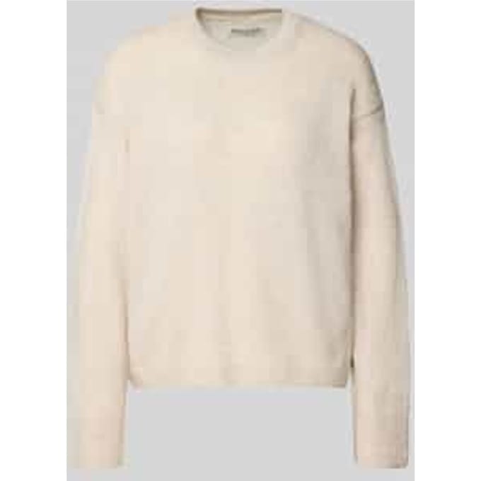 Loose fit gebreide pullover van scheerwolmix