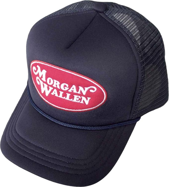 Morgan Wallen - Oval Logo Trucker pet - Donkerblauw