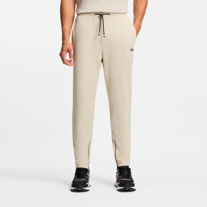 BOSS Spin Trainingsbroek Heren-beige