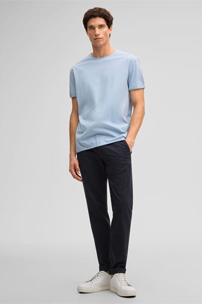 T-shirt Philo, lichtblauw