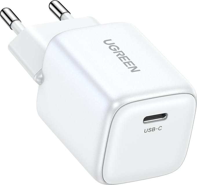 GaN - USB - C 30W PD Ugreen Nexode Mini snellader - wit