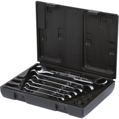 KS Tools 503.4646 5034646 Ring-steeksleutelset Sleutelbreedte (inch) 3/8